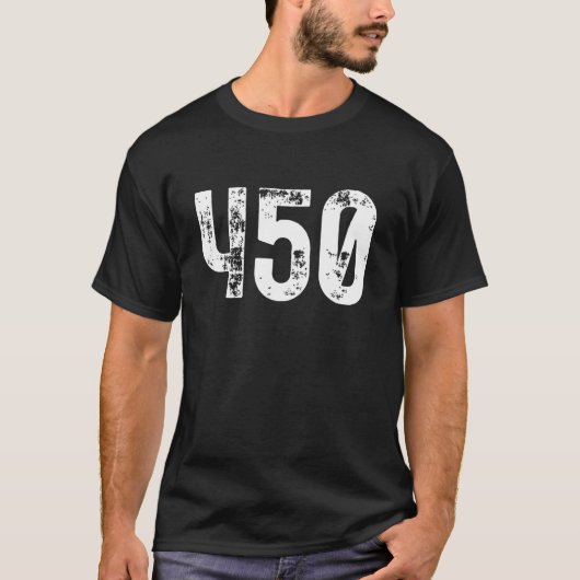 450 Gebied Code Granby QC Mobile Telephone Area Co T-shirt (Voorkant)