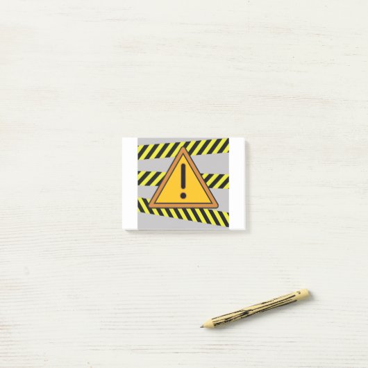 450Gevaarteken Post-it® Notes (Op bureau)