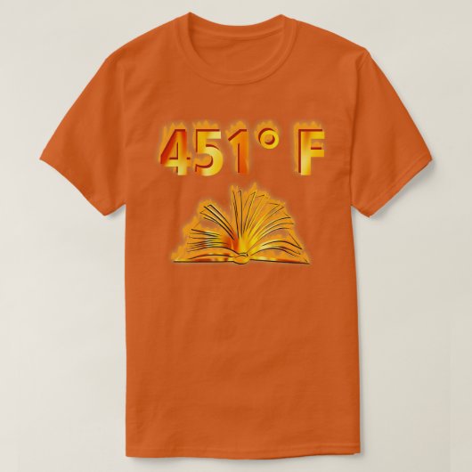 451 Fahrenheit Lange hoes T-shirt (Design voorkant)