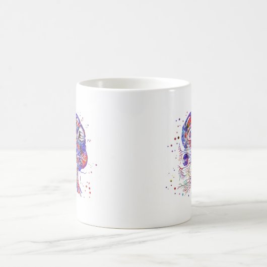 4522bBrain craniale zenuwen, hersencraniale zenuwe Koffiemok (Center)