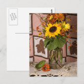 4531 Autumn Floral Briefkaart (Voorkant / Achterkant)