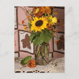 4531 Autumn Floral Briefkaart