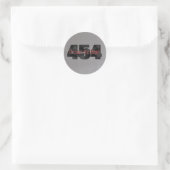 454 Big Block Beast chevy Ronde Sticker (Tas)