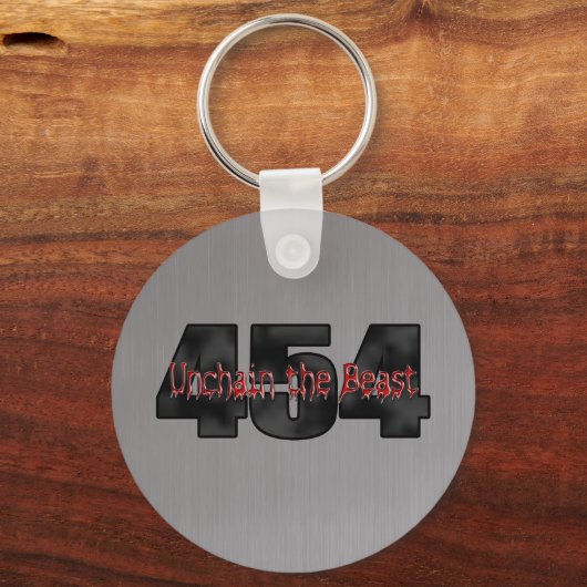 454 Big Block Beast chevy Sleutelhanger (Voorkant)