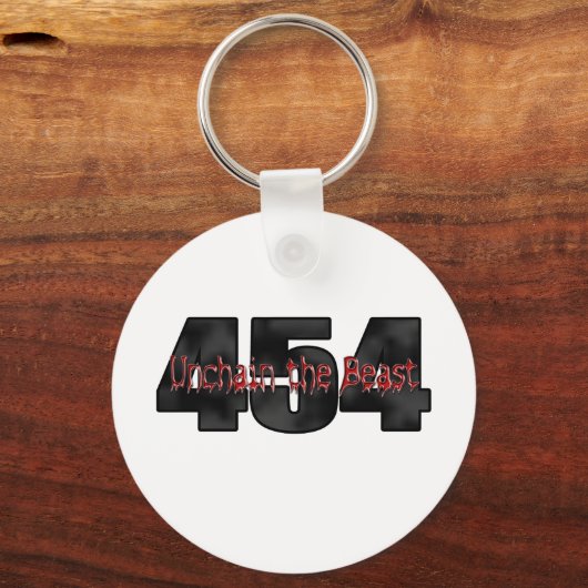 454 Big Block Beast Sleutelhanger (Voorkant)
