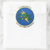 454e Comm-Sticker Ronde Sticker (Tas)