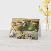 4558 Keukenbuskaartje Kaart (Gele Bloem)