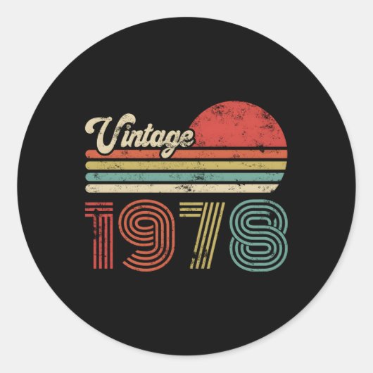 45 1978 45ste ronde sticker (Voorkant)