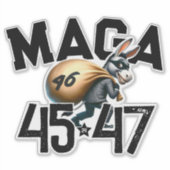 45 | 46 GESTOLEN | 47 Trump 2024 Sticker (Voorkant)