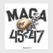 45 | 46 GESTOLEN | 47 Trump 2024 Sticker (Vel)