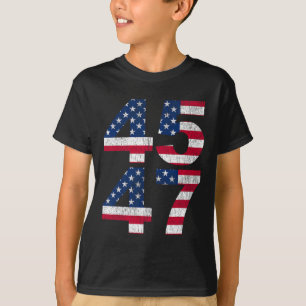45 47 2024 President Vintage T-shirt
