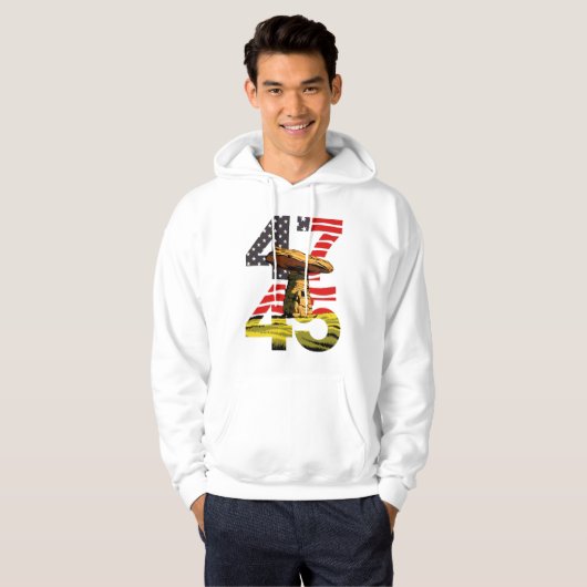 45 47 america hoodie (Voorkant volledig)