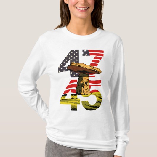 45 47 america t-shirt (Voorkant)