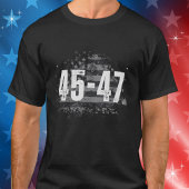 45-47 Amerikaanse President Patriottische Amerikaa T-shirt