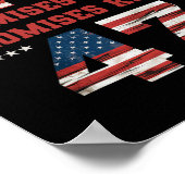 45 47 Beloftes gedaan hielden President Trump Poster (Hoek)