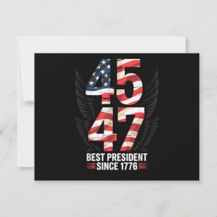 45 47 Beste President sinds 1776 Patriotisch