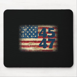 45 47 Donald Trump 2025 Amerikaanse vlag Muismat