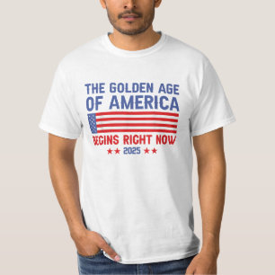 45 47 Donald Trump De Gouden Eeuw van Amerika 2025 T-shirt