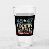 45 47 Ik Identificeer Als Een Amerikaanse Vlag Tru Glas (Voorkant)
