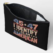 45 47 Ik identificeer me als een Amerikaans Trump- Etui (Open)