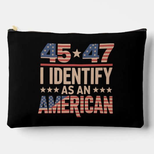 45 47 Ik Identificeer Me Als Een Amerikaanse Trump Etui (Voorkant)
