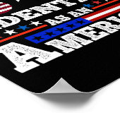 45 47 Ik identificeer me als een Amerikaanse Trump Poster (Hoek)