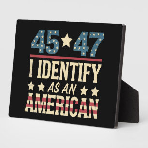 45 47 Ik identificeer me als een Amerikaanse vlag  Fotoplaat