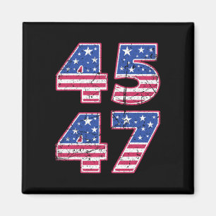 45 47 Patriottisch President Trump twee keer in zi Magneet