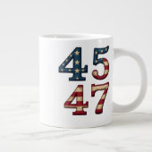 45-47 president Trump Grote Koffiekop (Rechts)