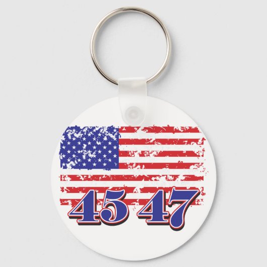 45-47 President TRump Sleutelhanger (Voorkant)