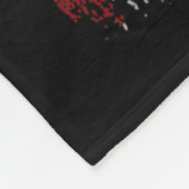 45 47 Trump 2024 Amerikaanse vlag Fleece Deken (Hoek)