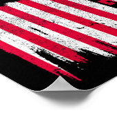 45 47 Trump 2024 Amerikaanse vlag Poster (Hoek)