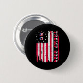 45 47 Trump 2024 Amerikaanse vlag Ronde Button 5,7 Cm (Voorkant /achterkant)
