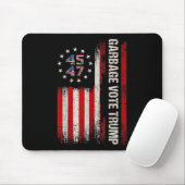 45 47 Trump 2024 Verkiezing Amerikaanse vlag Garby Muismat (Met muis)