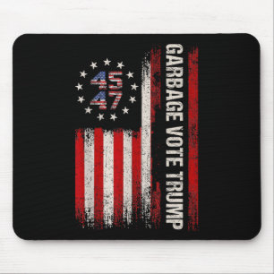 45 47 Trump 2024 Verkiezing Amerikaanse Vlag Garge Muismat