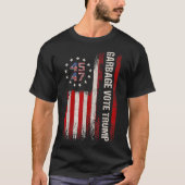 45 47 Trump 2024 Verkiezing Amerikaanse vlag vuiln T-shirt (Voorkant)