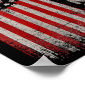 45 47 Trump 2025 Amerikaanse vlag Poster (Hoek)