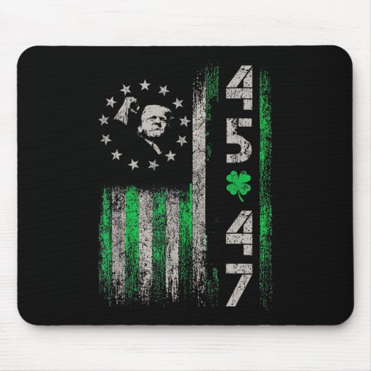 45 47 Trump Amerikaanse vlag St. Patrick's Da Muismat (Voorkant)