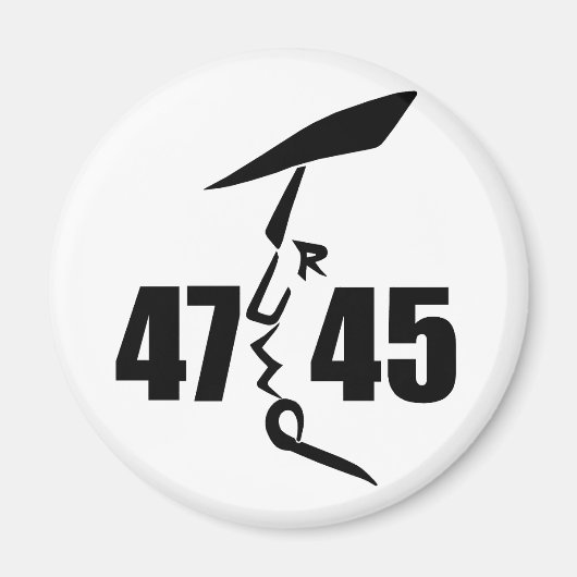 45 47 Trump Magneet (Voorkant)