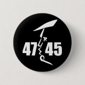 45 47 Trump Ronde Button 5,7 Cm (Voorkant)