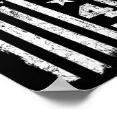 45 47 Trump  Vlag VS 2024 President Electi Poster (Hoek)