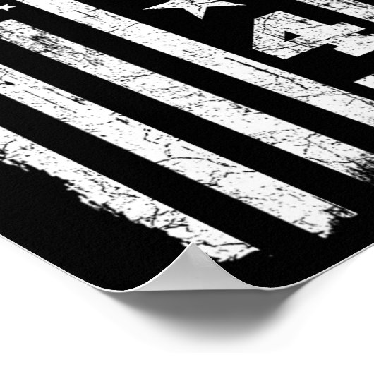 45 47 Trump  Vlag VS 2024 President Electi Poster (Hoek)