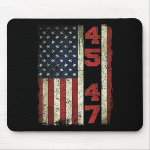 45 47 Trump  Vlag VS 2025 President Electi Muismat