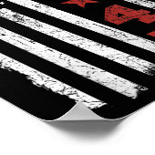 45 47 Trump  Vlag VS 2025 President Electi Poster (Hoek)