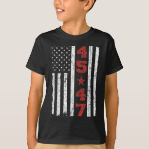 45 47 Trump  Vlag VS 2025 President Electi T-shirt