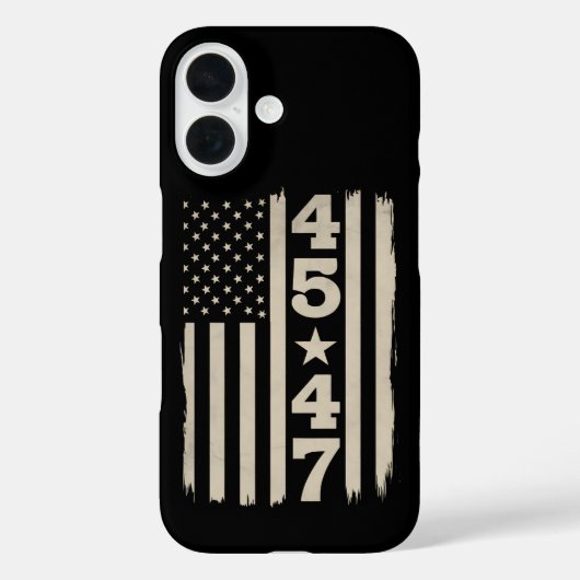 45 47 Trump VS Vlag 47e President Case-Mate iPhone Case (Achterkant)