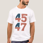 45 47 US Flag T-shirt (Voorkant)