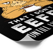 45.Achterkant koffie is EFFOC gewoon op de hoogte  Poster (Hoek)