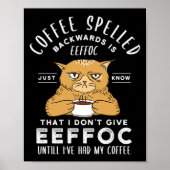 45.Achterkant koffie is EFFOC gewoon op de hoogte Poster (Voorkant)