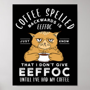 45.Achterkant koffie is EFFOC gewoon op de hoogte  Poster